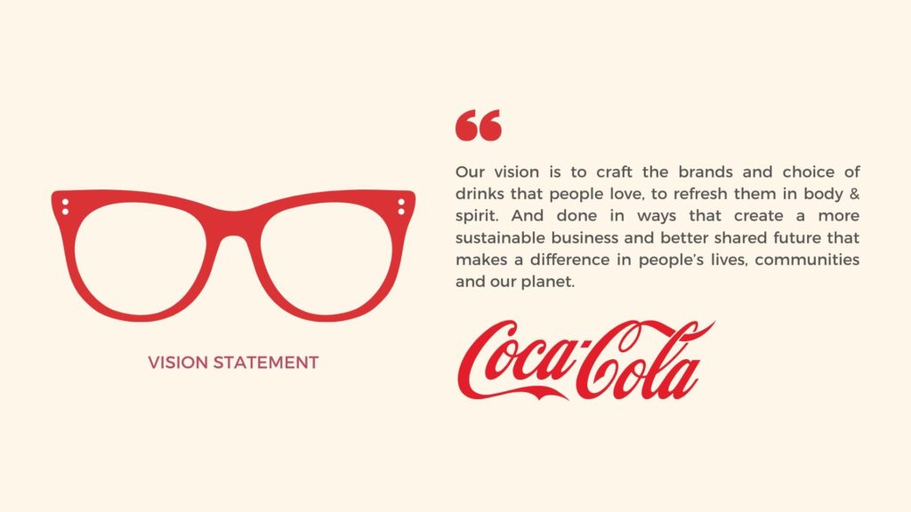 mission statement of cocacola